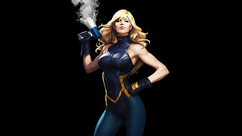 Black Canary, superhero, art, dc comics HD wallpaper