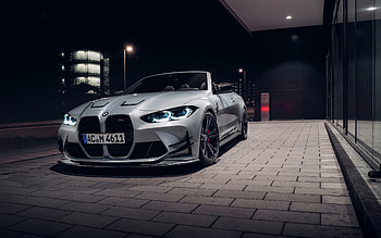 BMW 4, 2022, AC Schnitzer, new gray BMW 4, ACS4, BMW 4 tuning, BMW 4 Series, G83, ACS4 Cabrio, G83 tuning, German cars, BMW HD wallpaper