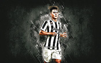 Paulo Dybala, Juventus FC, Argentine soccer player, white stone background, football, Serie A, Italy, soccer HD wallpaper