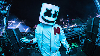 Marshmello Live concert HD wallpaper