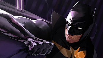 Batman In Action, batman, superheroes, digital-art, artwork, deviantart HD wallpaper
