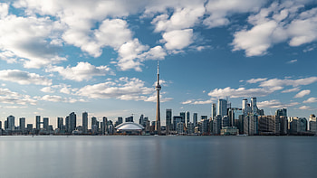 Toronto Skyline, Daytime view HD wallpaper