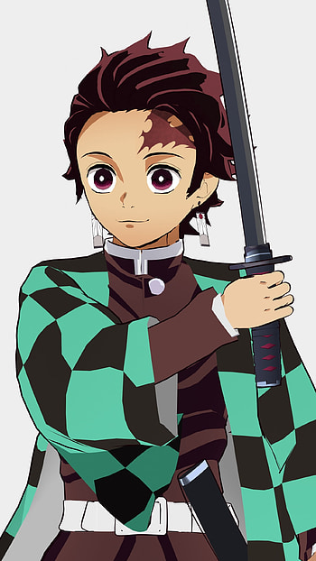 Tanjiro, Demon Slayer Cartoon HD phone wallpaper