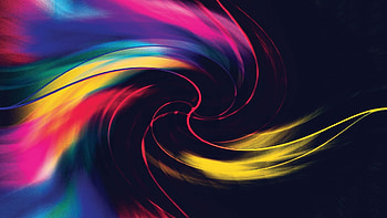 Swirl, Multi color dark art , Mug HD wallpaper