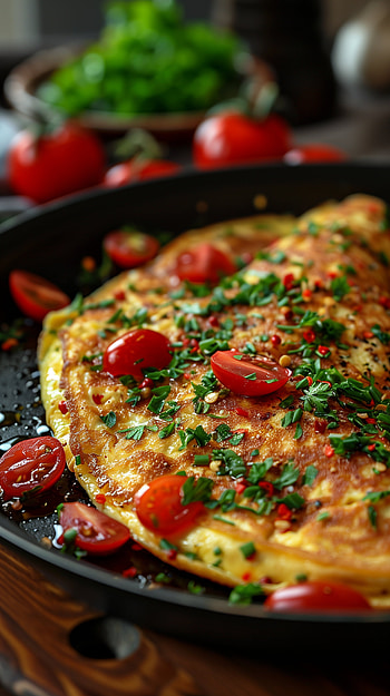 Delicious Omelette Gourmet, egg, food HD phone wallpaper