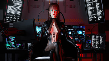 Ghost In The Shell Girl Art, ghost-in-the-shell, 2017-movies, movies, artstation HD wallpaper