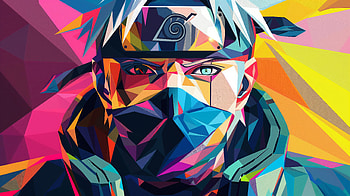 Kakashi Hatake Geometric Art - Naruto, Anime, Naruto, Kakashi Hatake HD wallpaper