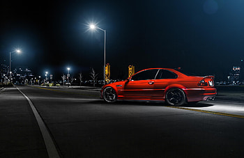 Auto, Bmw, Night, Cars, Side View, E46, M3 HD wallpaper
