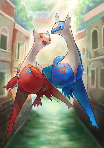 Latios anime, Latios 14, Agrav HD phone wallpaper