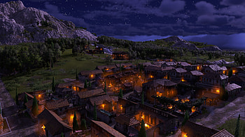 video game, Anno 117: Pax Romana, village, gaming environment HD wallpaper
