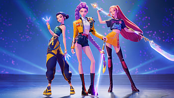 KPop Demon Hunters Trio: Rumi, Zoey & Mira | Movie, movie, KPop Demon Hunters, Rumi (KPop Demon Hunters), Zoey (KPop Demon Hunters), Mira (KPop Demon Hunters) HD wallpaper