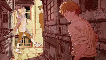 Color page from chapter 92 as a [1920 x 1080]: ChainsawMan, Chainsaw Man Power HD wallpaper