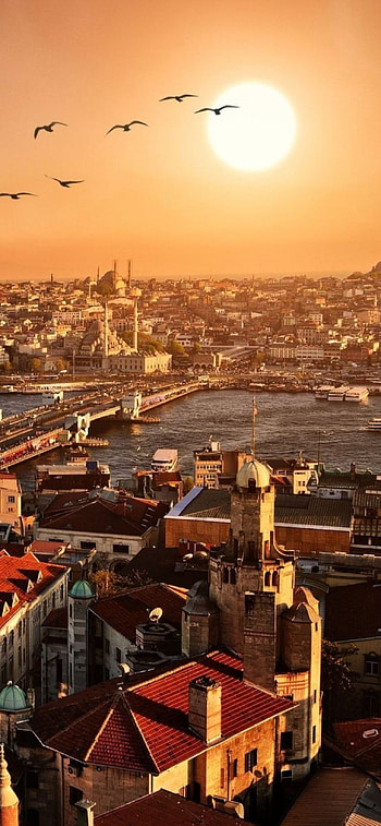 Turkey, Istanbul , Elegant cityscape, Mobile beauty HD phone wallpaper