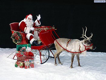 Holidays, New Year, Jack Frost, Santa Claus, Christmas, Xmas HD wallpaper