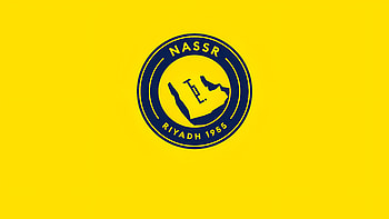 Al-Nassr FC Soccer Crest, Sports Logo HD wallpaper