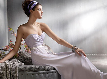 Sleeveless Lilac Dress, chiffon, bridesmaid, sleeveless, dress, cashmere, lilac HD wallpaper