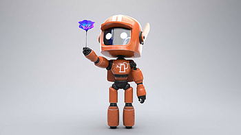 Love, Death and Robots cute robot, Charming visuals, Whimsical designs, Futuristic technology HD wallpaper