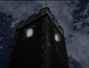 Dark Castle, darkness, castle, tree HD wallpaper