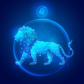Leo zodiac sign, Icon design HD phone wallpaper