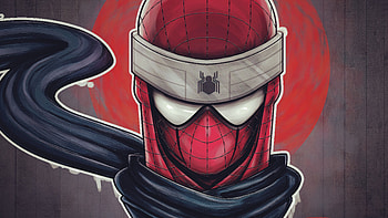 Spider Head In Venoms Hand, spiderman, artwork, digital-art, artist, superheroes, art HD wallpaper