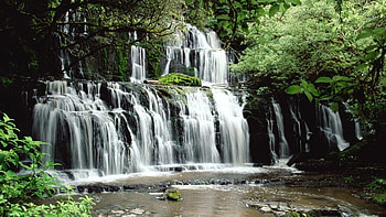 Waterfalls, waterfall, beautiful, nature, forest HD wallpaper