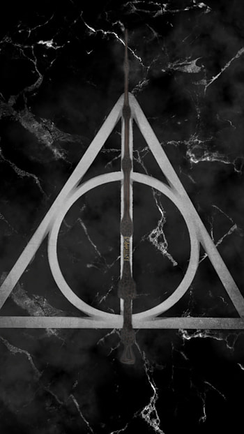Reliquias de muerte, symbol, art HD phone wallpaper