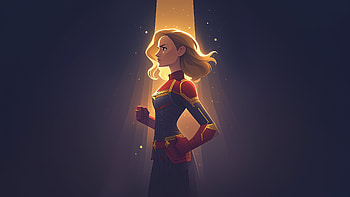 Captain Marvel Sharp Wit, captain-marvel, superheroes, artwork, digital-art HD wallpaper