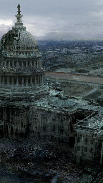 Post-apocalypse, Atmospheric , Ravaged world, Survival instincts HD phone wallpaper