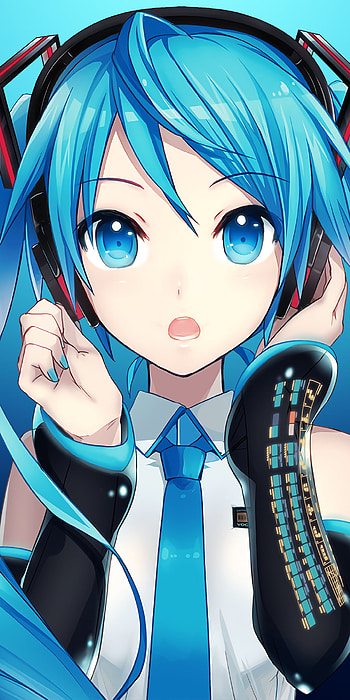 Hatsune Miku Blue Vibes – Anime Vocaloid , Hatsune Miku, blue hair, blue eyes, Anime, Vocaloid HD phone wallpaper