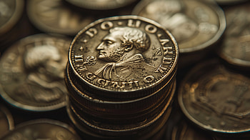 Vintage Coin Collection, antique, vintage, coin, currency HD wallpaper