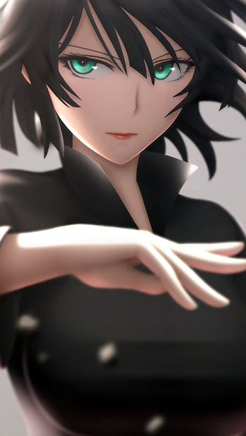 fubuki one punch man, ojo, dibujo, cabeza, ermosura HD phone wallpaper