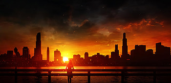 Lonely Moment , lonely, sad, artist, artwork, digital-art, deviantart HD wallpaper