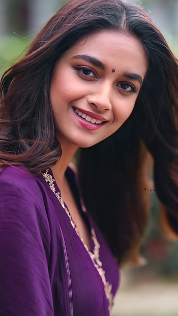 Keerthy Suresh, face, SVP HD phone wallpaper