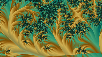 Fractal Art for your - Trippy, orange (Color), green, psychedelic, trippy, Abstract, fractal, abstract green HD wallpaper