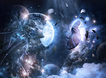 technological soul searching, truth, technology, spirit, soul HD wallpaper