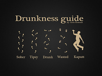 Drunkness Guide, drunkness, black, funny, guide, dark HD wallpaper