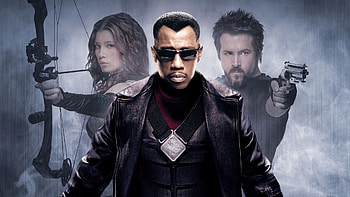 Blade Trinity, trinity, man, gun, arrow, vampire, woman, bow, blade HD wallpaper