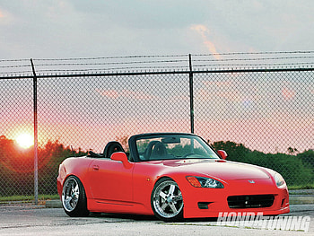Sol Conv, import, honda, mag wheels, red HD wallpaper