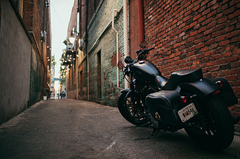 Motorcycles, Side View, Motorcycle, Bike, Courtyard, Yard HD wallpaper