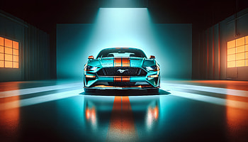 Stunning Ford Mustang for, Ford Mustang, car, sports car, neon lights HD wallpaper