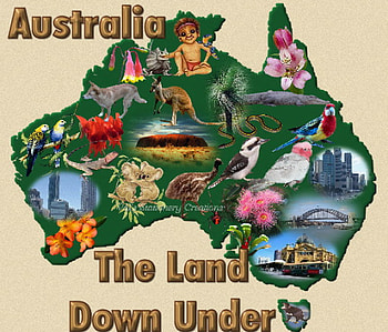 DOWN UNDER, map, aussie, land HD wallpaper