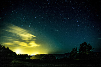 Nature, Night, Starry Sky, Night Sky, Northern Lights, Aurora Borealis, Aurora HD wallpaper