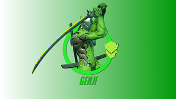 Genji Overwatch Hero , genji-overwatch, overwatch, games, artwork HD wallpaper