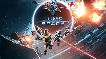 Jump Space: Orbital Drop — Space Battle Gaming Art, video game, game art, Space Battle HD wallpaper