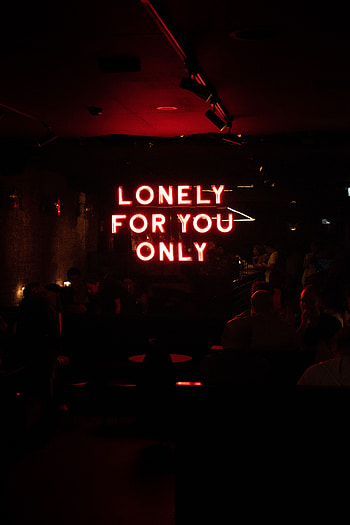 Words, Dark, Neon, Text HD phone wallpaper