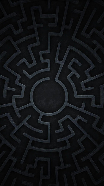 Full Black Colour, Maze HD phone wallpaper
