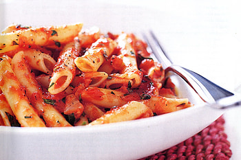 Pasta, Al dente perfection, Rich tomato sauce, Italian comfort food HD wallpaper
