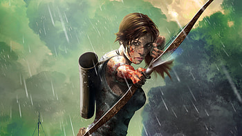 Last Arrow, tomb-raider, lara-croft, artwork, deviantart, artist HD wallpaper