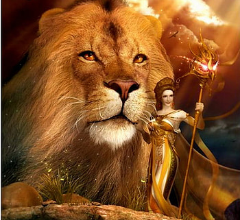 MAGESTIC, clouds, sky, lion, pretty HD wallpaper