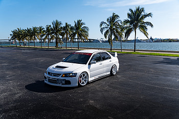 Car, Mitsubishi Lancer Evolution IX HD wallpaper